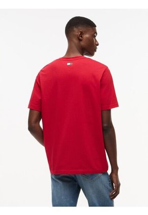 Camiseta Roja Varsity TH X Cadillac Formula 1® Team Tommy Hilfiger