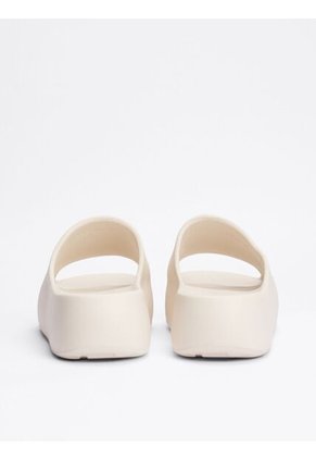 Sandalias Beige Con Plataforma Gruesa Y Logo Tommy Hilfiger