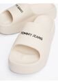 Sandalias Beige Con Plataforma Gruesa Y Logo Tommy Hilfiger de Tommy Hilfiger