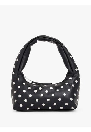 Bolso Negro De Hombro Con Tachuelas Metalizadas Tommy Hilfiger