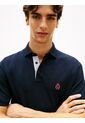 Polo Azul Archive Crest Con Logo Tommy Hilfiger de Tommy Hilfiger