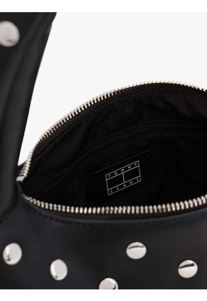 Bolso Negro De Hombro Con Tachuelas Metalizadas Tommy Hilfiger