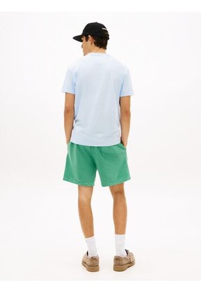 Camiseta Celeste De Punto Con Cuello Redondo Tommy Jeans