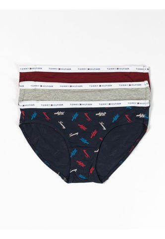 Paquete De 3 Bikinis Mujer Azul Tommy Hilfiger Tommy Hilfiger