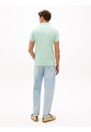 Polo Verde De Corte Slim 1985 Tommy Hilfiger