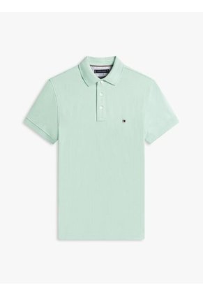 Polo Verde De Corte Slim 1985 Tommy Hilfiger