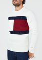 Buzo Marfil-Azul-Vinotinto Tommy Hilfiger de Tommy Hilfiger