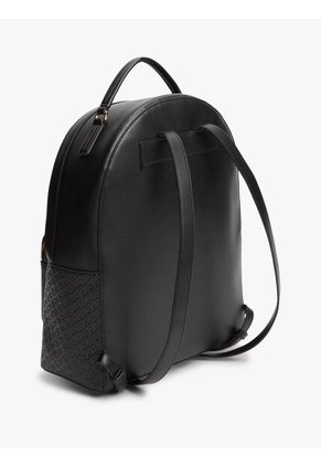 Morral Negro Con Monogramas TH En Bajo Relieve Tommy Hilfiger
