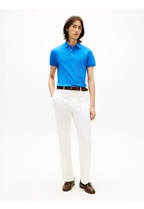 Polo Azul De Corte Slim 1985 Tommy Hilfiger