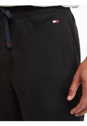 Jogger Térmico Con Cordón Hombre Negro Tommy Hilfiger