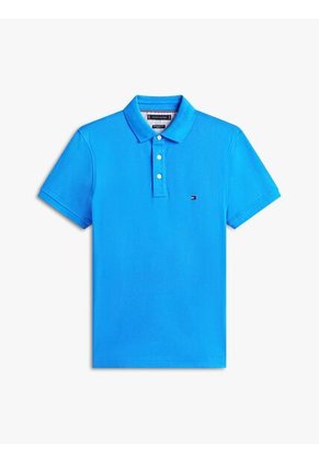 Polo Azul De Corte Slim 1985 Tommy Hilfiger