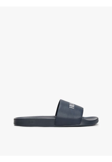 Sandalias Azul Con Logo En Relieve Tommy Hilfiger