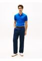 Polo Azul De Punto Interlock De Corte Regular Tommy Hilfiger de Tommy Hilfiger