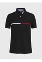 Polo Negra Para Hombre Con Logo Tommy Hilfiger de Tommy Hilfiger