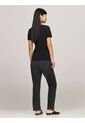 Camiseta Negra De Cuello Redondo Con Logo Tommy Hilfiger de Tommy Hilfiger