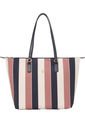 Bolso Beige Tote Poppy Stripe Tommy Hilfiger de Tommy Hilfiger