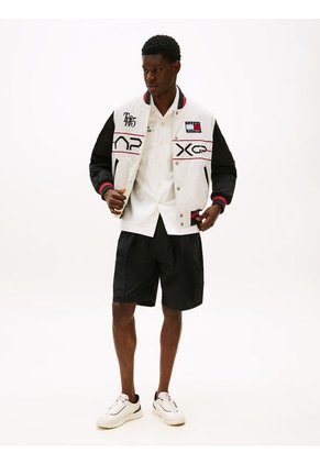 Bermudas Negro Con Logo Colección APXGP Tommy Hilfiger