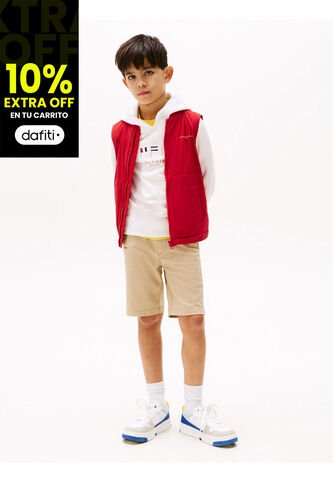 Chaleco Rojo Acolchado, Plegable Y Muy Ligero Tommy Hilfiger Tommy Hilfiger