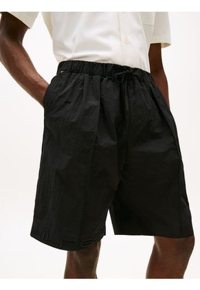 Bermudas Negro Con Logo Colección APXGP Tommy Hilfiger