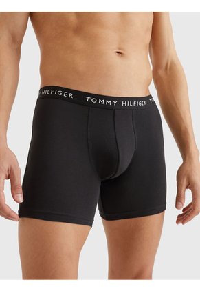 Pack De 3 Boxer Brief Ajustados De Algodón Tommy Hilfiger