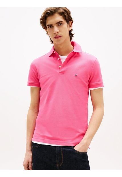 Polo Rosa Slim 1985 Tommy Hilfiger