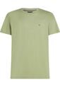 Camiseta Verde De Cuello Redondo Con Logo Bordado Tommy Hilfiger de Tommy Hilfiger