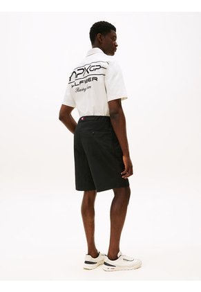 Bermudas Negro Con Logo Colección APXGP Tommy Hilfiger