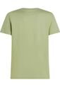 Camiseta Verde De Cuello Redondo Con Logo Bordado Tommy Hilfiger de Tommy Hilfiger