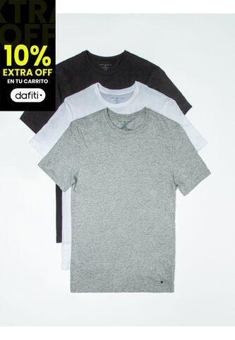 Pack Multicolor De 3 Camisetas Para Hombres Tommy Hilfiger Tommy Hilfiger