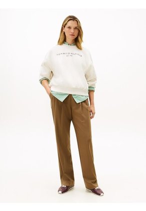 Saco Blanco Con Logo Corp Moderno Tommy Hilfiger