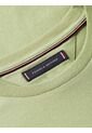 Camiseta Verde De Cuello Redondo Con Logo Bordado Tommy Hilfiger de Tommy Hilfiger