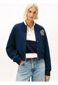 Chaqueta Azul Varsity Fleece Bomber Tommy Hilfiger de Tommy Hilfiger
