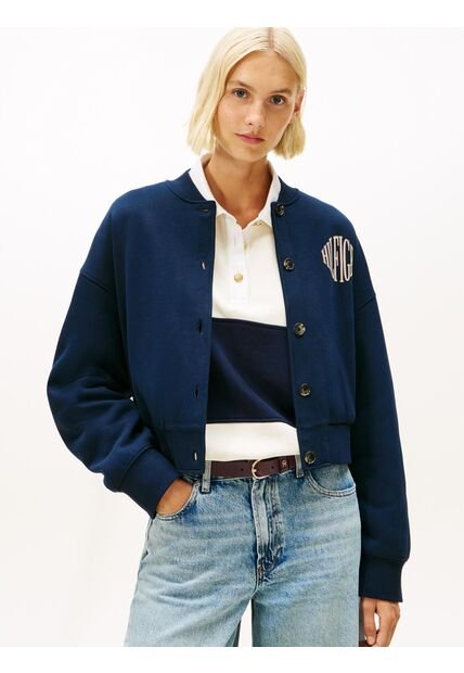 Chaqueta Azul Varsity Fleece Bomber Tommy Hilfiger