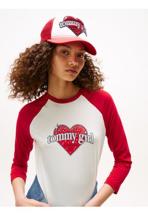 Minivestido Multicolor Tommy Girl De Corte Slim Tommy Jeans