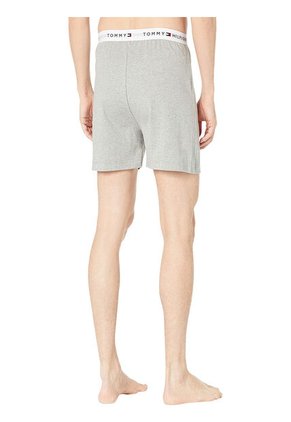 Bóxer Gris Athletic Con Logo Tommy Hilfiger