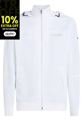 Chaqueta Blanca Regatta Con Logo Tommy Hilfiger