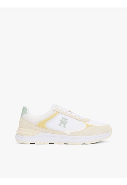 Tenis Multicolor Con Mezcla De Texturas Tommy Hilfiger