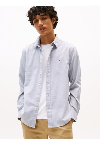 Camisa Multicolor Dobby De Manga Larga Tommy Hilfiger Tommy Hilfiger