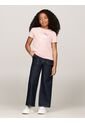 Camiseta Rosa Con Logotipo Metalizado Tommy Hilfiger de Tommy Hilfiger