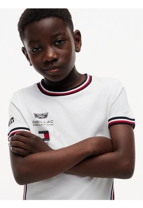 Camiseta Blanca TH X Cadillac Fórmula 1® Team Tommy Hilfiger