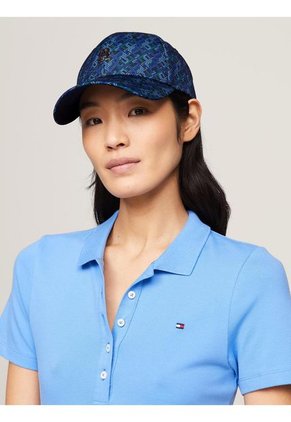 Gorra Blanca Con Monogramas TH Tommy Hilfiger