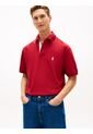 Polo Rojo Archive Crest Con Logo Tommy Hilfiger de Tommy Hilfiger