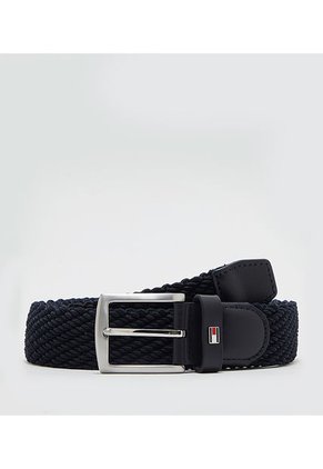Cinturón Azul Denton Trenzado Para Hombre Tommy Hilfiger