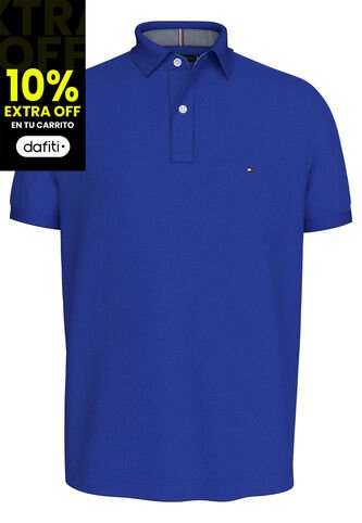 Polo Azul 1985 De Corte Regular Tommy Hilfiger Tommy Hilfiger