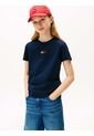 Camiseta Azul Con Logo De Strass Tommy Hilfiger de Tommy Hilfiger
