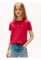 Camiseta Roja Con Logo De Strass Tommy Hilfiger de Tommy Hilfiger