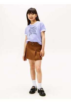 Camiseta Celeste Con Logo Gráfico Athletic Tommy Hilfiger