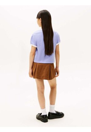 Camiseta Celeste Con Logo Gráfico Athletic Tommy Hilfiger