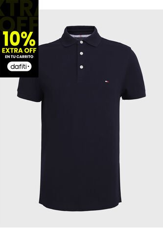 Polo 1985 Collection De Piqué Y Corte Slim Hombre Azul Oscuro Tommy Hilfiger Tommy Hilfiger