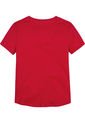 Camiseta Niña Roja Essential De Corte Slim Con Logo Tommy Hilfiger de Tommy Hilfiger